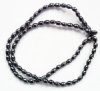 16 inch strand of 6x4mm Oval Hematite Beads